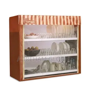 Qasa Dish, Cup and Cutlery Cabinet