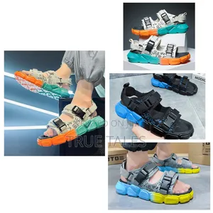 Big Boy's High Quality Multicoloured Sandals Size 38 to 45