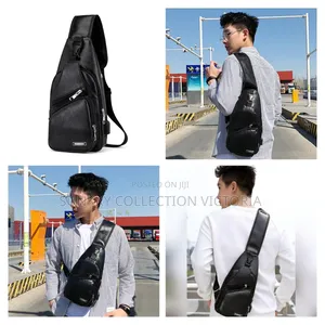 Fashion Outdoor Canvas Massager Crossbody Bag