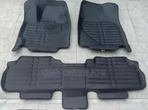 Pure Black 5D Foot Mats