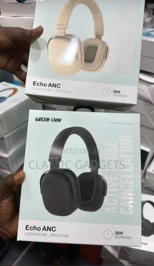 Green Lion ECO ANC Zero Noise Headphones With Microphone