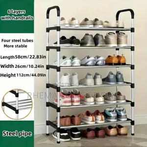 6 Step Big Iron Strong Shoe Rack _BIG POLE