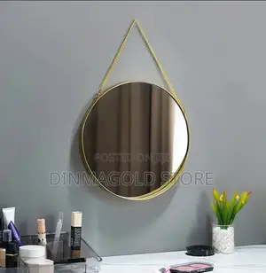 Metal Golden Frame Mirror
