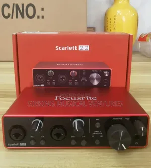 Focusrite Scarlett 2i2 External Sound Card