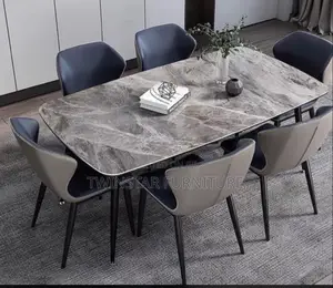 New Modern Marble Top Dinning Table Set