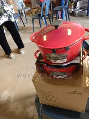 Cast Iron Ceramic Pot