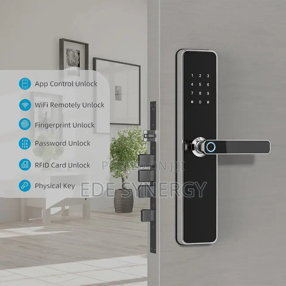 Smart Fingerprint Smart Card Lock App Controlled