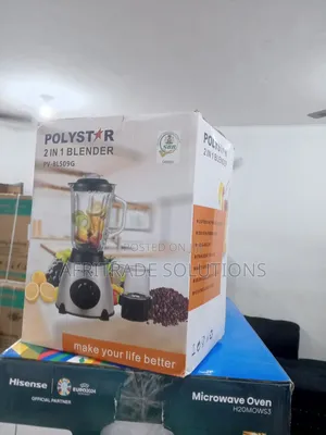 Bestselling Polystar 2 in 1 Blender With One Glass Grinder