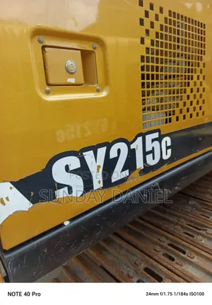 Sany 215C Excavator Just Like New Brand but Tokunbo