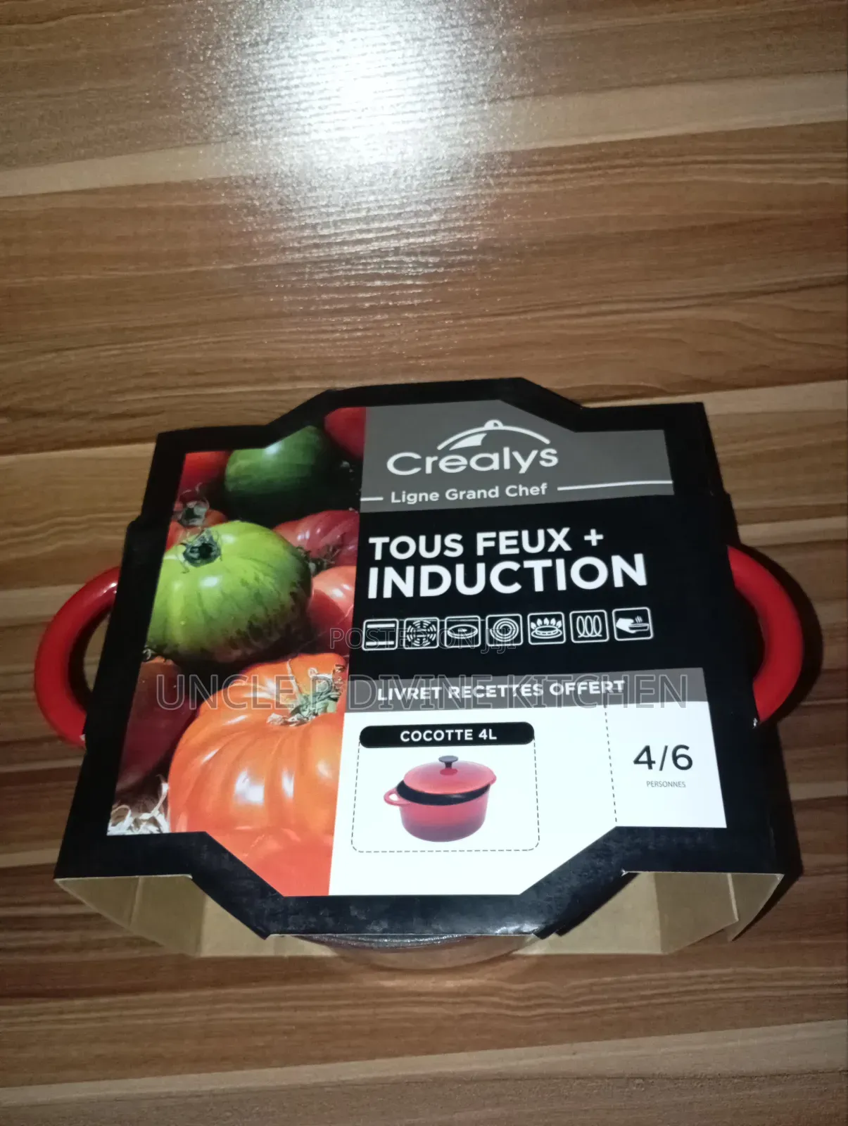 Durable Cast Iron 4L, INDUCTION Cookware