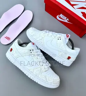 Original Nike Sb Dunk Valentine’S Day White Sneakers