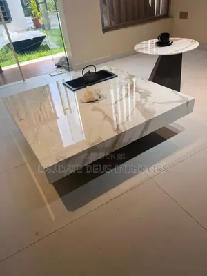 New Imported Classic Ceramic Center Table With 1 Side Stools