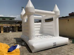 White Bouncing Castle Available for Rent and Sale in Ikorodu