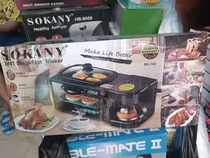 3in1 Sokany Breakfast Maker - Fried, Bake, and Cook
