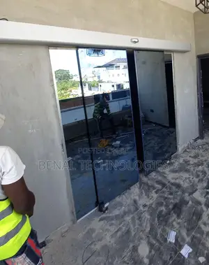 Automatic Glass Door Motion-Triggered Passage