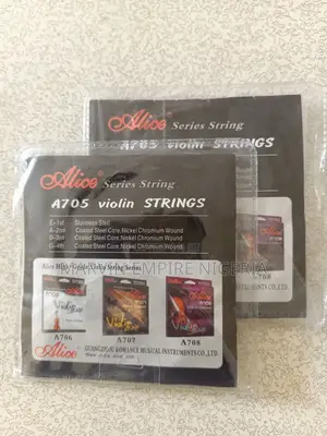 6 Sets A705 Violin Strings- Alice Strings