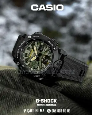 G-Shock Quality Luxury Men Rubber Strap Wristwatch