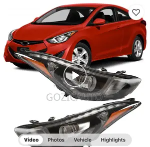 Replacement Headlights for Hyundai Elantra 2012 2014