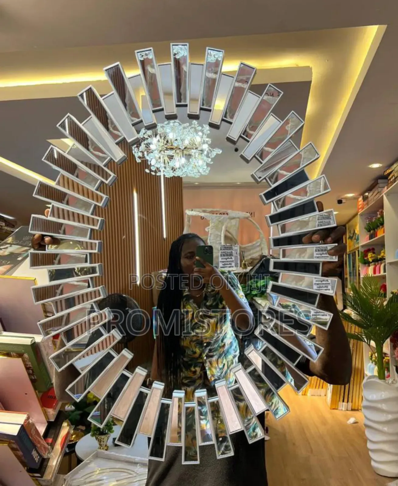 Gold Design Wall Mounted Mirror