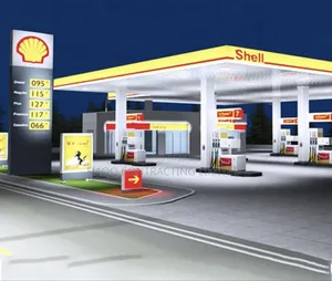 Petrol Station Canopy Fabrication
