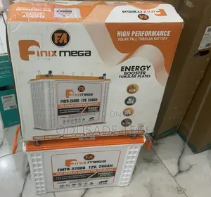Tracking Efficient Finix Solar Tubular Battery