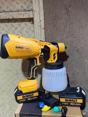 Dewalt Cordless Spray Gun 118v (2battery)
