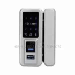 Smart Door Lock Remote Controller Fingerprint Glass Door