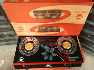 Coto-Coto 2 Face Auto Ignition Glass Top Gas Burner/Cooker