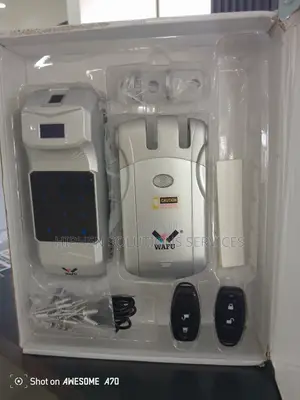 Security Anti-Theft Lock With Fingerprint Keypad