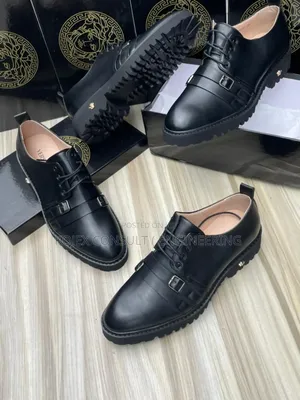 Men's Black Versace Quality Shoe