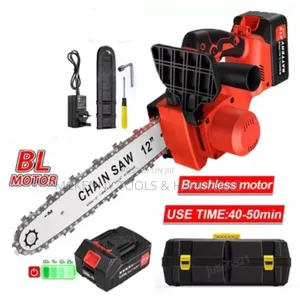 Cordless Chainsaw 12 Inches - 136v X 2 Batteries