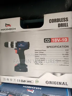 Maxmech Battery Drilling Machine 18V