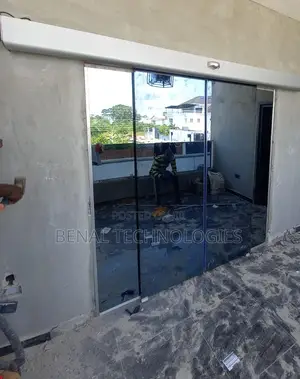 Automatic Sliding Door With Sensor Activation