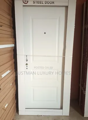 Super Quality Plain White German Standard Steel Doors
