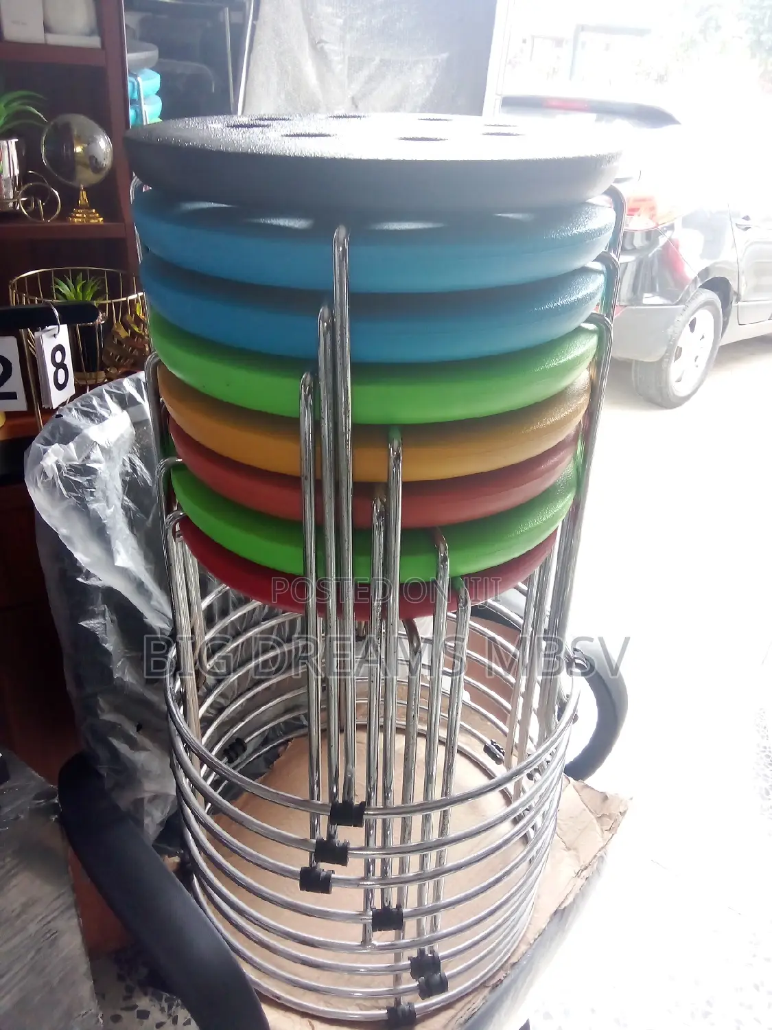 Cl Plastic Top Stool