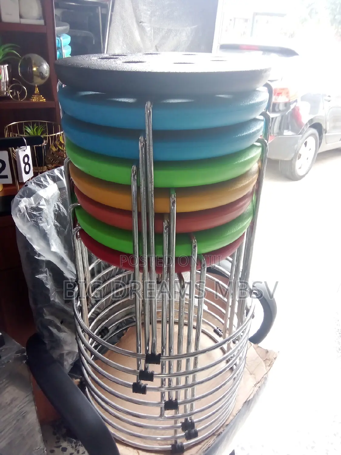 Cl Plastic Top Stool