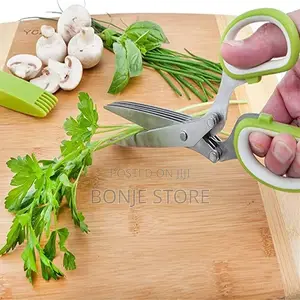 Multi-Purpose Kitchen Herbs Cut Chop Shred With 5 Knives