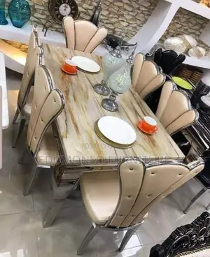 Marble Dining Table With 6 Chairs