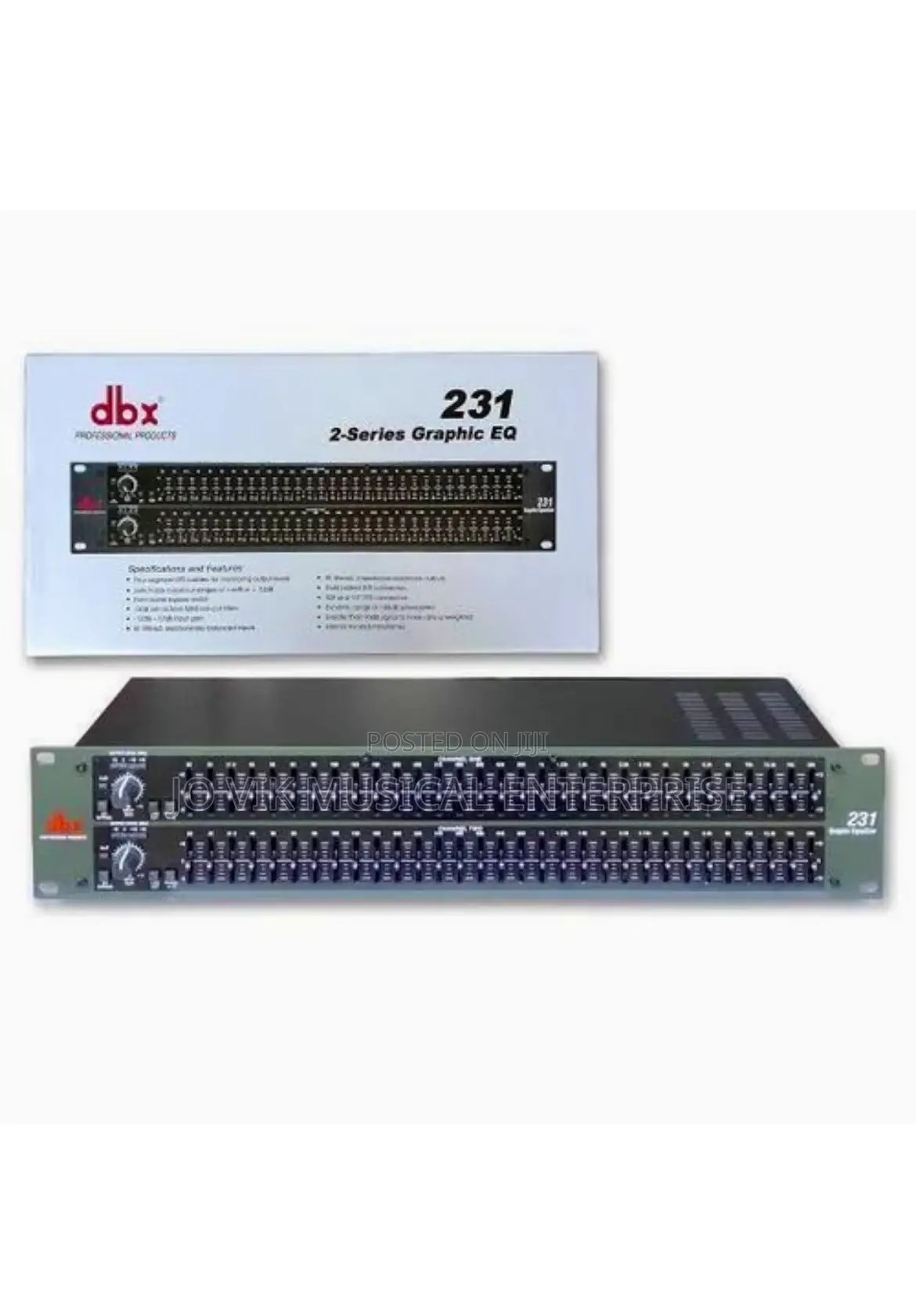 DBX EQ231 Double Equalizer With Sub Out Function
