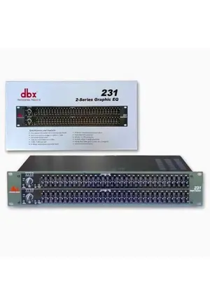 DBX EQ231 Double Equalizer With Sub Out Function