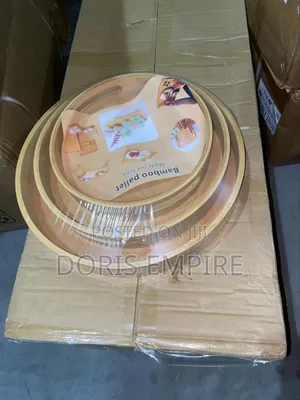 Round Shape 3in1 Bamboo Tray Set Available Now