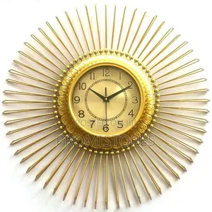 Mute Crystal Wall Clock Decor