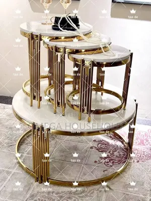 Specious Marble Center Table Set