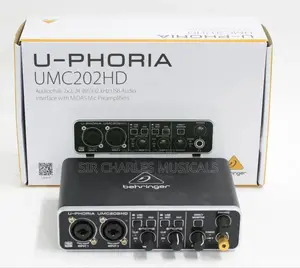 Behringer U-Phoria Umc202hd Sound Card 2in 2out