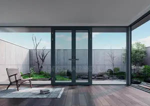 Pool Aluminium Partition With Double Leaf Door