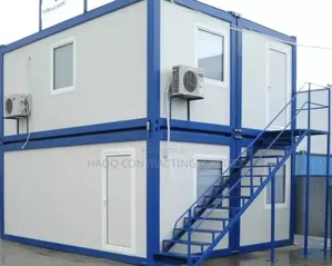 Decked Prefabricated Portacabin Structures Construction