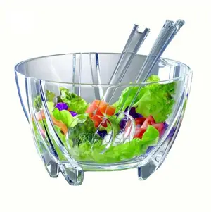 High Quality Acrylic Luxury Salad Mixing Bowl