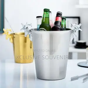 Luxury Stainless Steel Champagne Ice Bucket