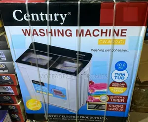 Century 10.2kg Large Twin Tub Semi Automatic Washing Machine