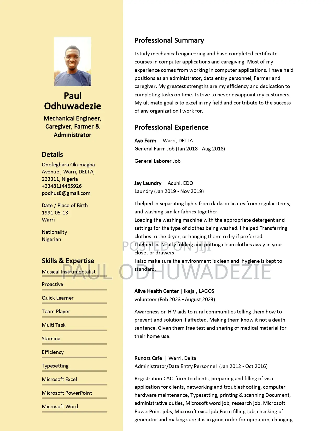 Administrative Assistant